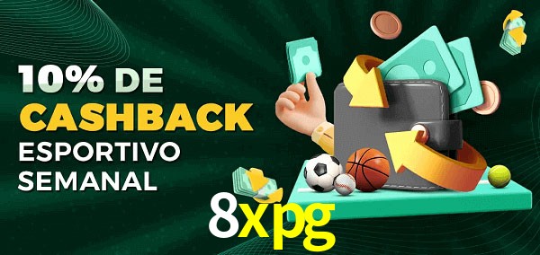 10% de bônus de cashback na 8xpg